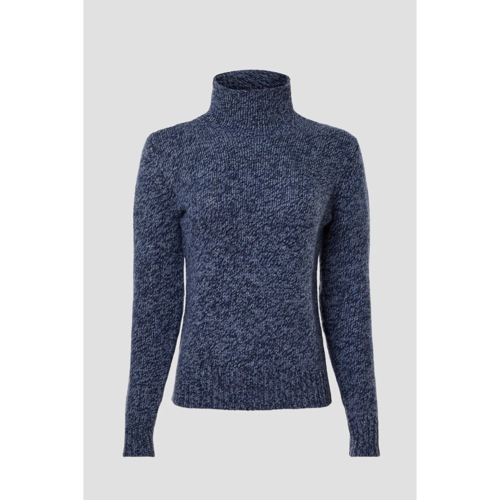 Lauren Ralph Lauren Women's Wool-Blend Mirosava Sweater Heather Blue XS New